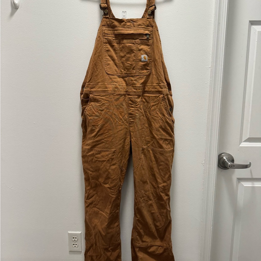 Carhartt Women's Caramel Brown Duck Bib Overalls